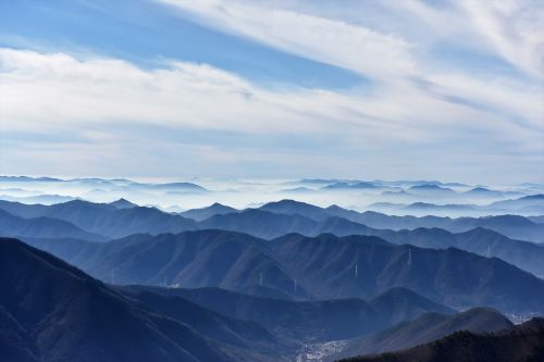 sky and mountains in normal milyang