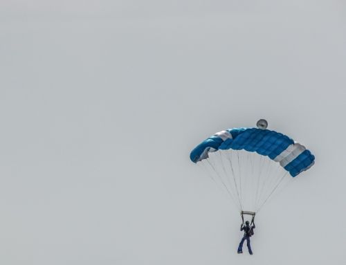 sky diving parachute extreme