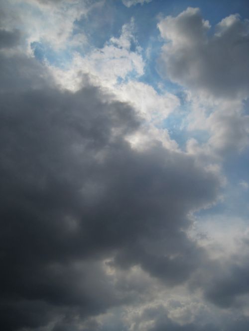 Sky With Grey Clouds