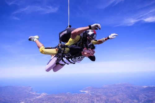 skydive spain action