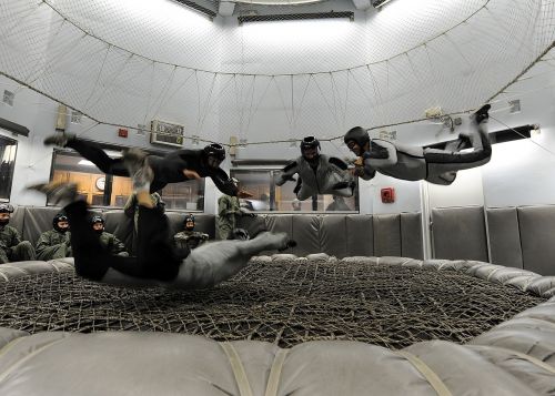 skydiving indoors training