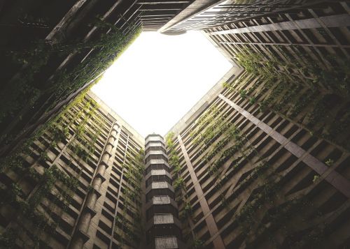 skylight building concrete