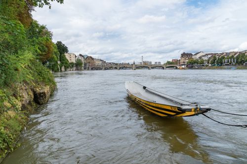 skyline river water