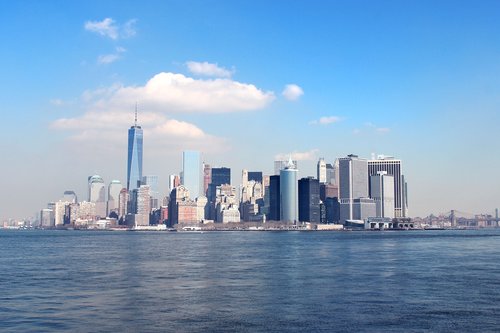 skyline  new york city  skyscraper