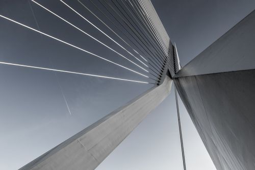 suspension bridge concrete architecture