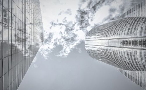skyscraper skyscrapers reflection