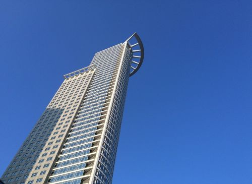 skyscraper frankfurt city