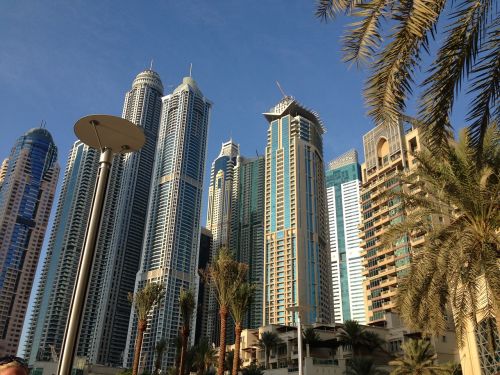 skyscraper at port