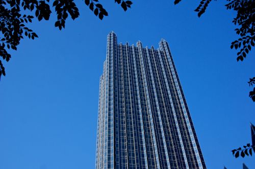Skyscraper Towers Above City