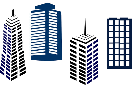 skyscrapers apartment houses construction