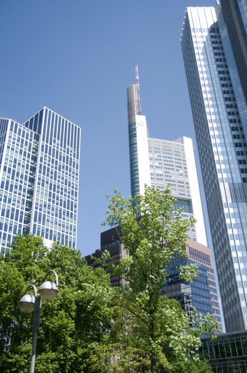 skyscrapers frankfurt germany