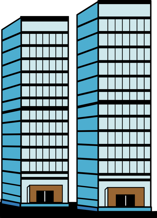 skyscrapers height door