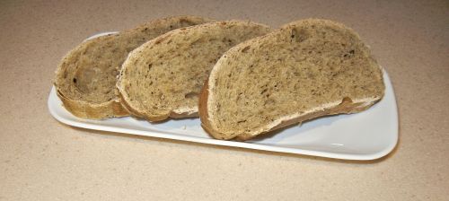 sliced bread olive oil oregano