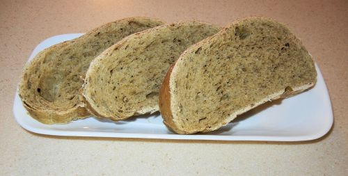 sliced bread olive oil oregano