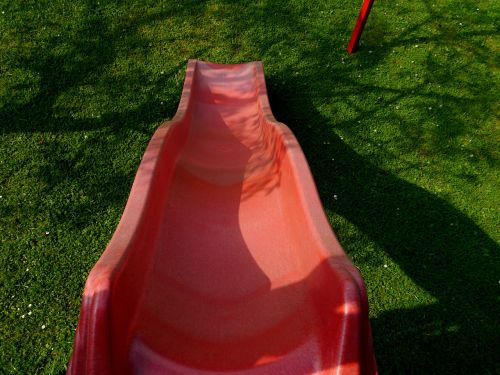 slide playground red