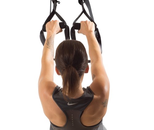 sling trainer  woman  fitness