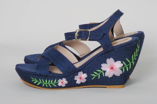 slippers flowers fashion