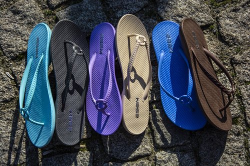 slippers  summer  marine