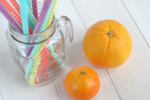 Mason Jar And Mandarin