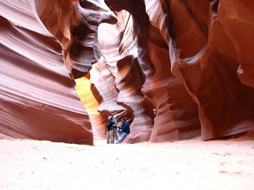 slot canyon antelope canyon sandstone