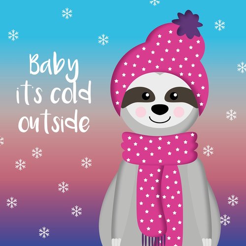 sloth  winter  christmas