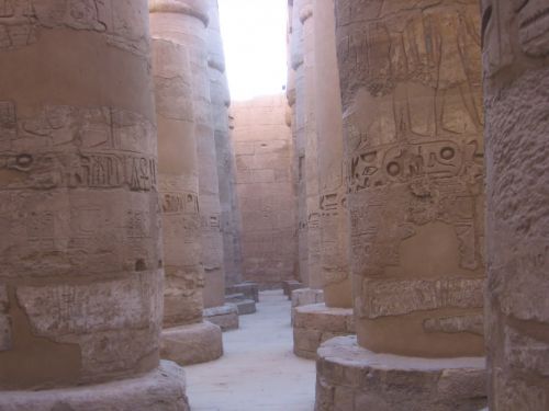 Columns With Hieroglyphs
