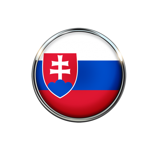 slovakia flag circle