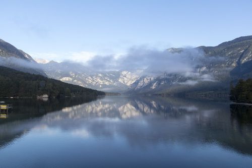 slovenia lake nature