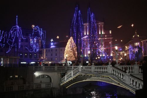 slovenia ljubljana winter