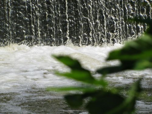 sluice waterfall natural water