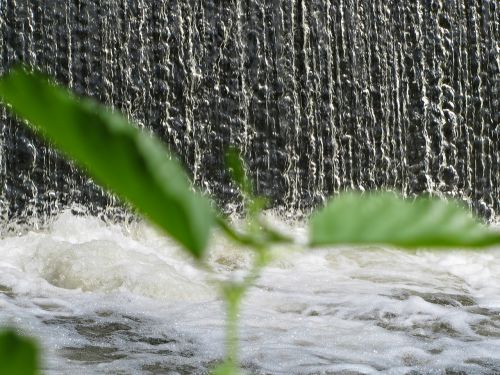 sluice waterfall natural water