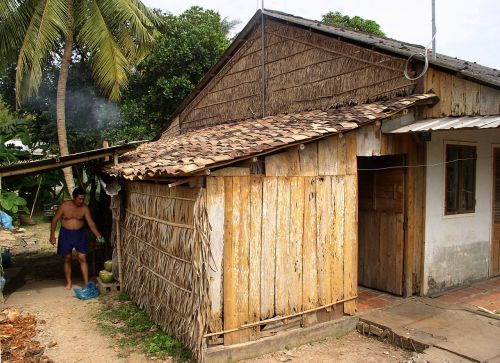 slum hut poor
