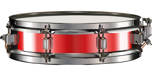 small drum snare drum red