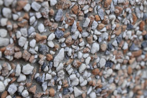 small stones gravel gravel wall