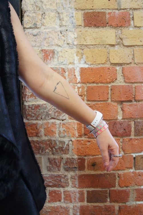 small tattoo arm watch