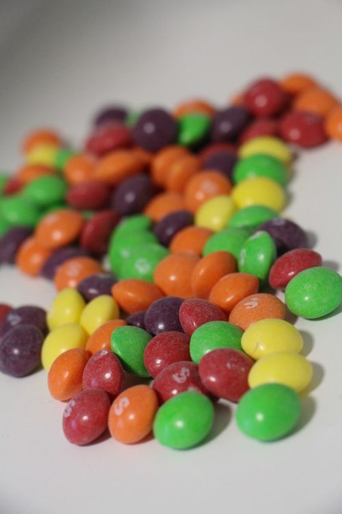 smarties candy colorful