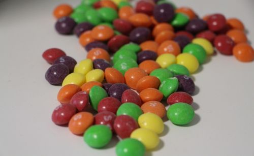 smarties candy colorful