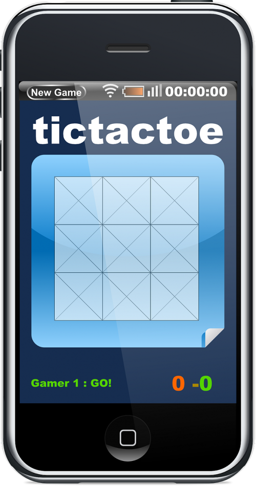 smartphone tictactoe app
