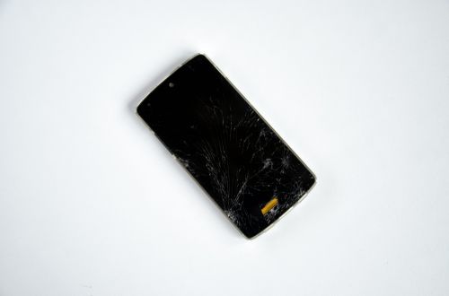 smartphone broken damaged