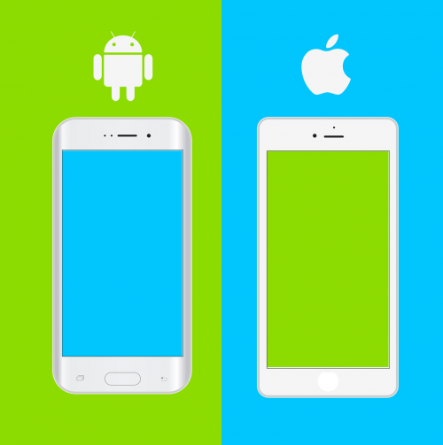 smartphones mockups apple