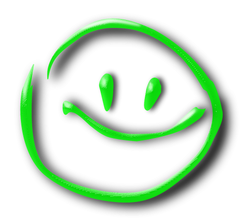 smiley face green