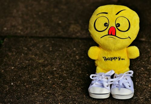 smiley sneakers funny