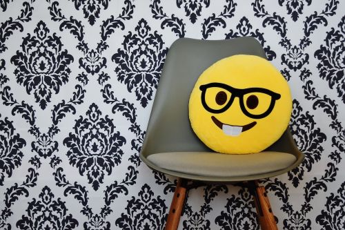smiley chair laugh