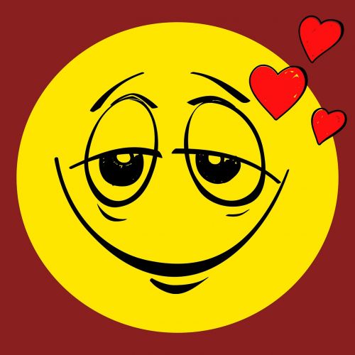 smiley emoticon love