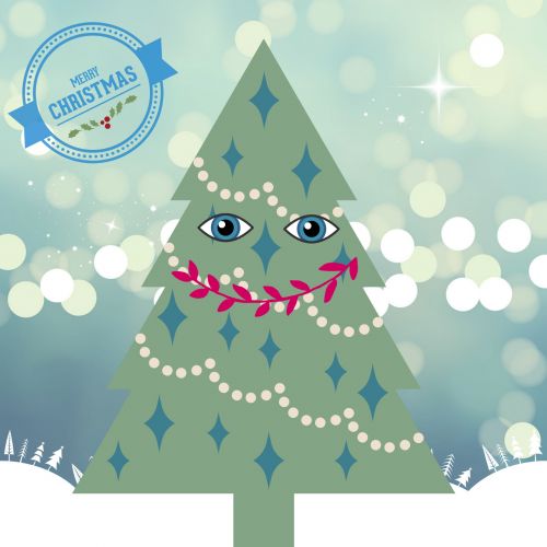 Smiling Christmas Tree