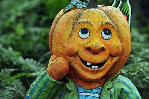 Smiling Pumpkin Man