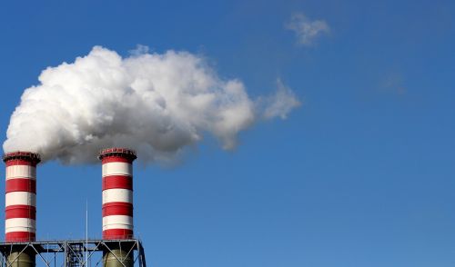 smoke factory pollution