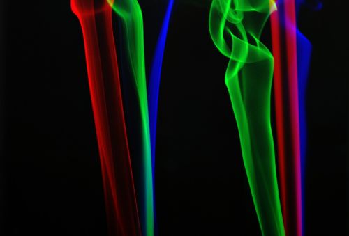 smoke abstract colours