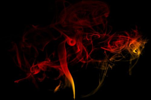 smoke colorful abstract