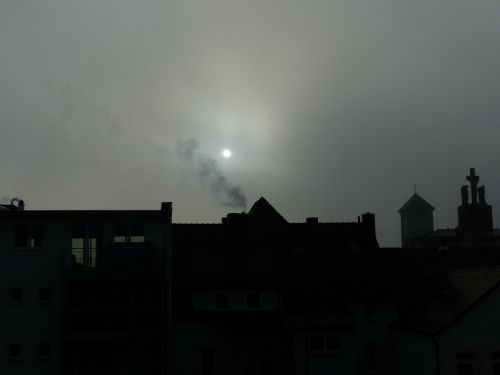 smoke fog colourless